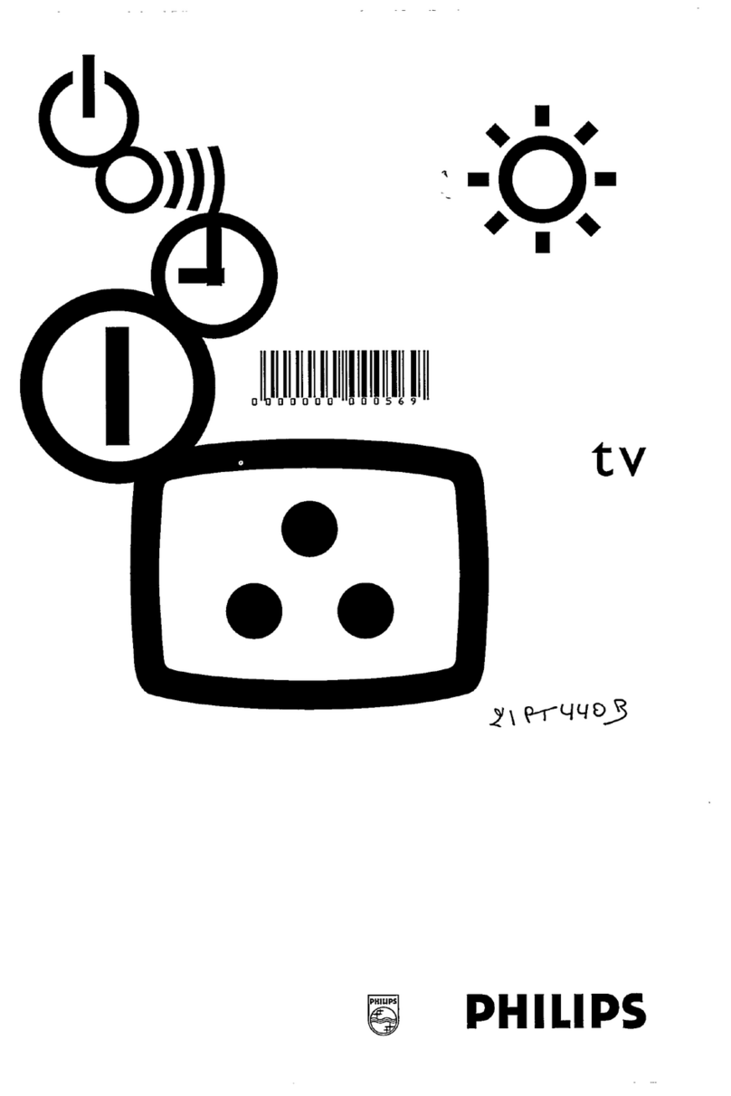 Philips 21PT440B/00B owner's manual