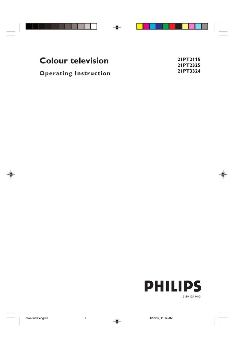 Philips 21PT3324 User manual