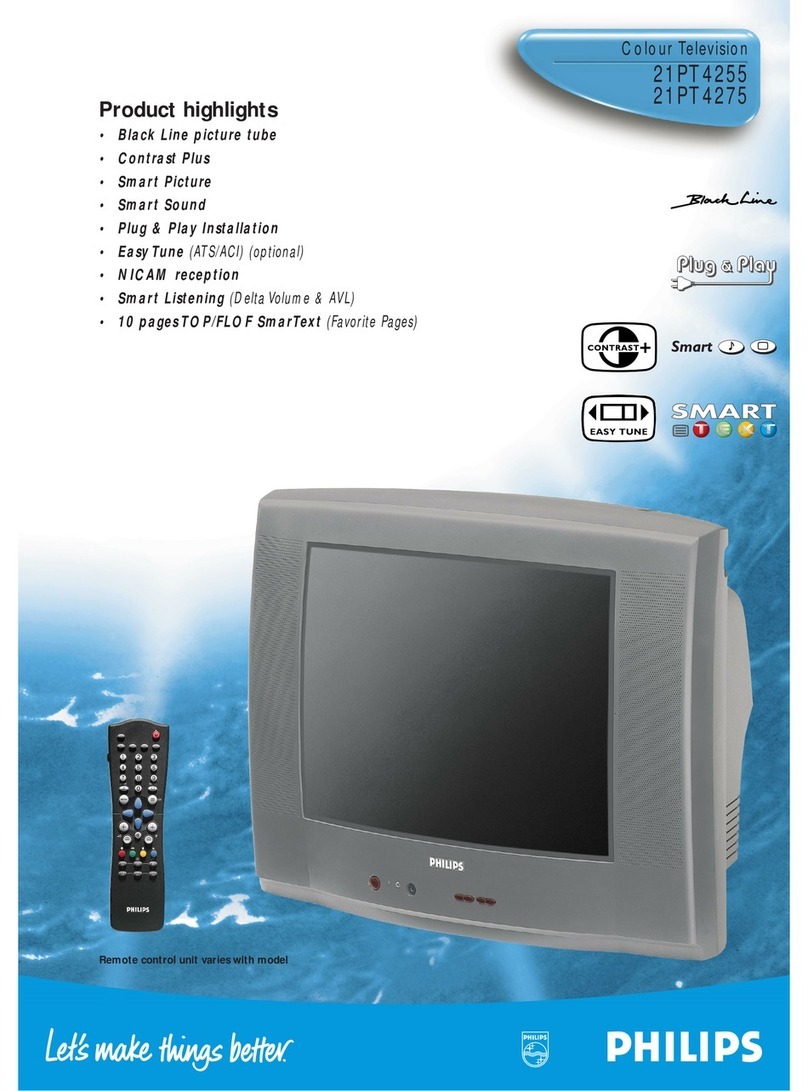 Philips 21PT4275 User manual
