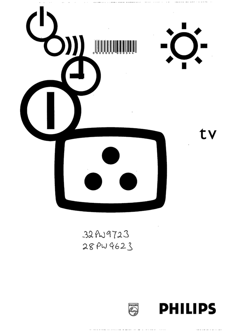 Philips 28PW9623 User manual