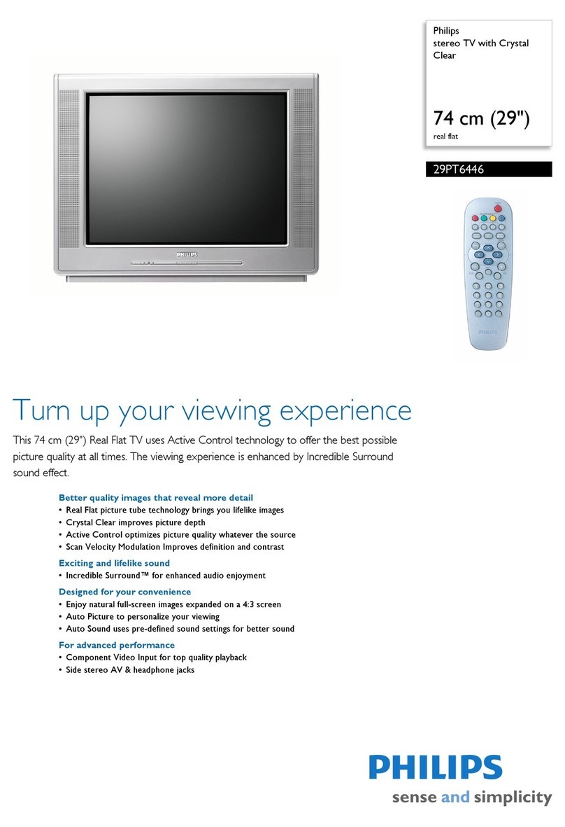 Philips 29PT6446 User manual