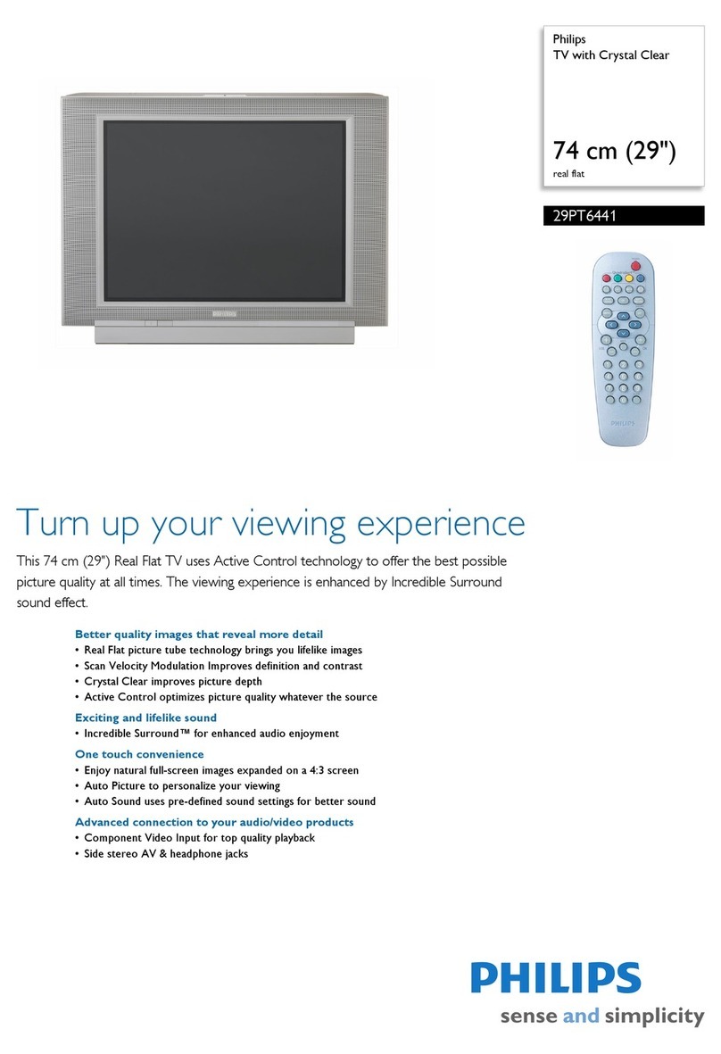 Philips 29PT6441/85 User manual