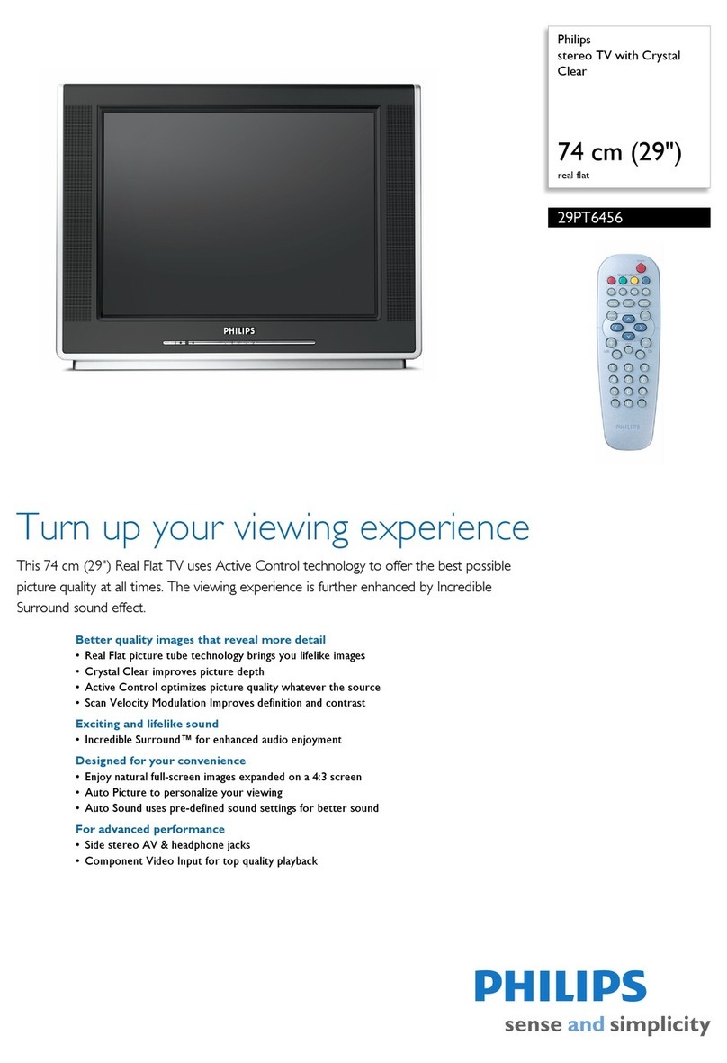 Philips 29PT6456 User manual