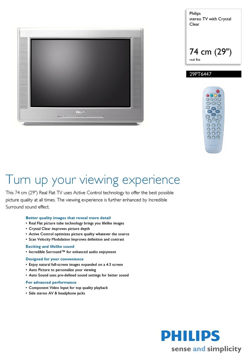 Philips 29PT6447 User manual