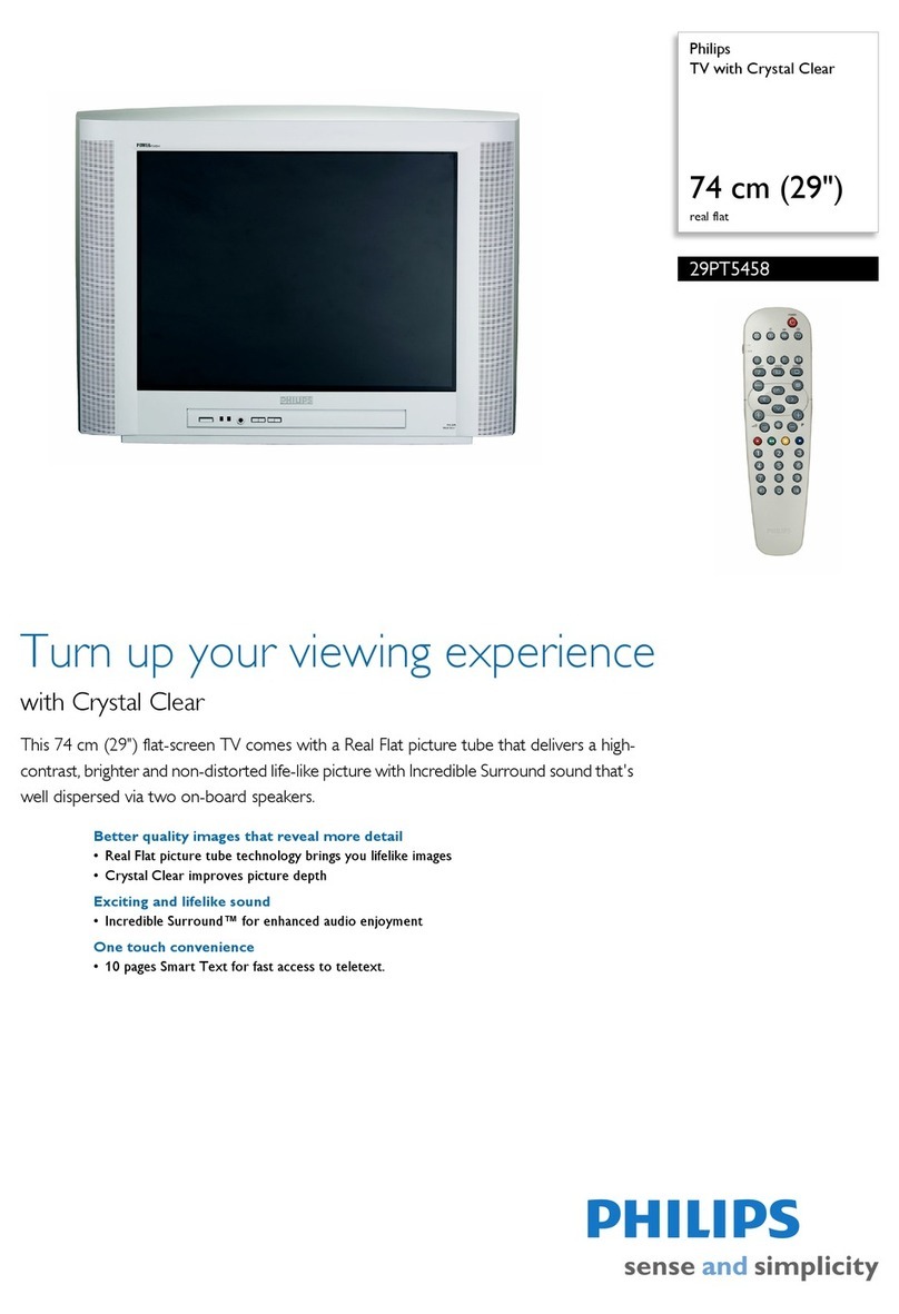 Philips 29PT5458 Specifications