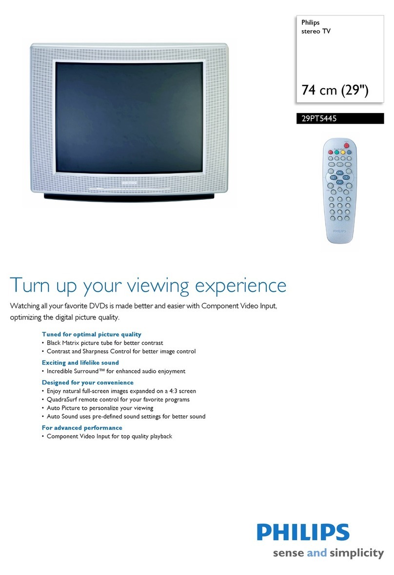 Philips 29PT5445 Specifications