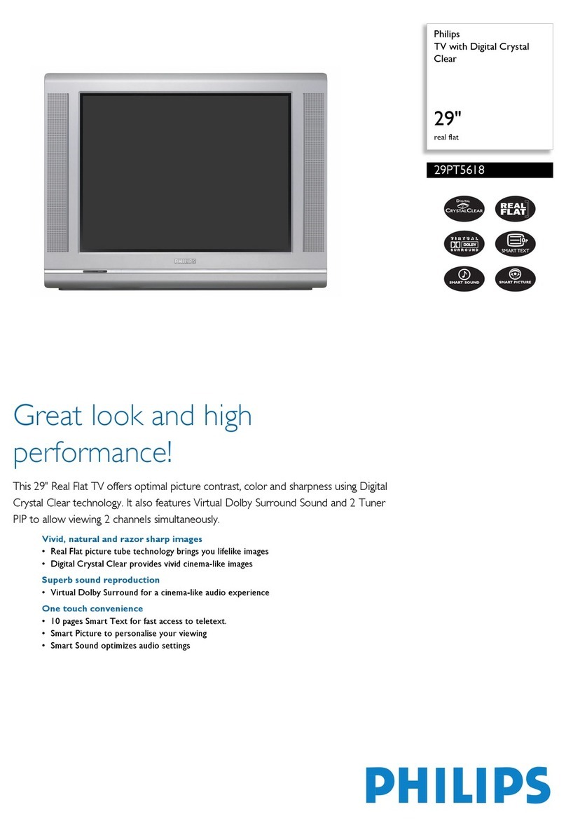 Philips 29PT5618 User manual
