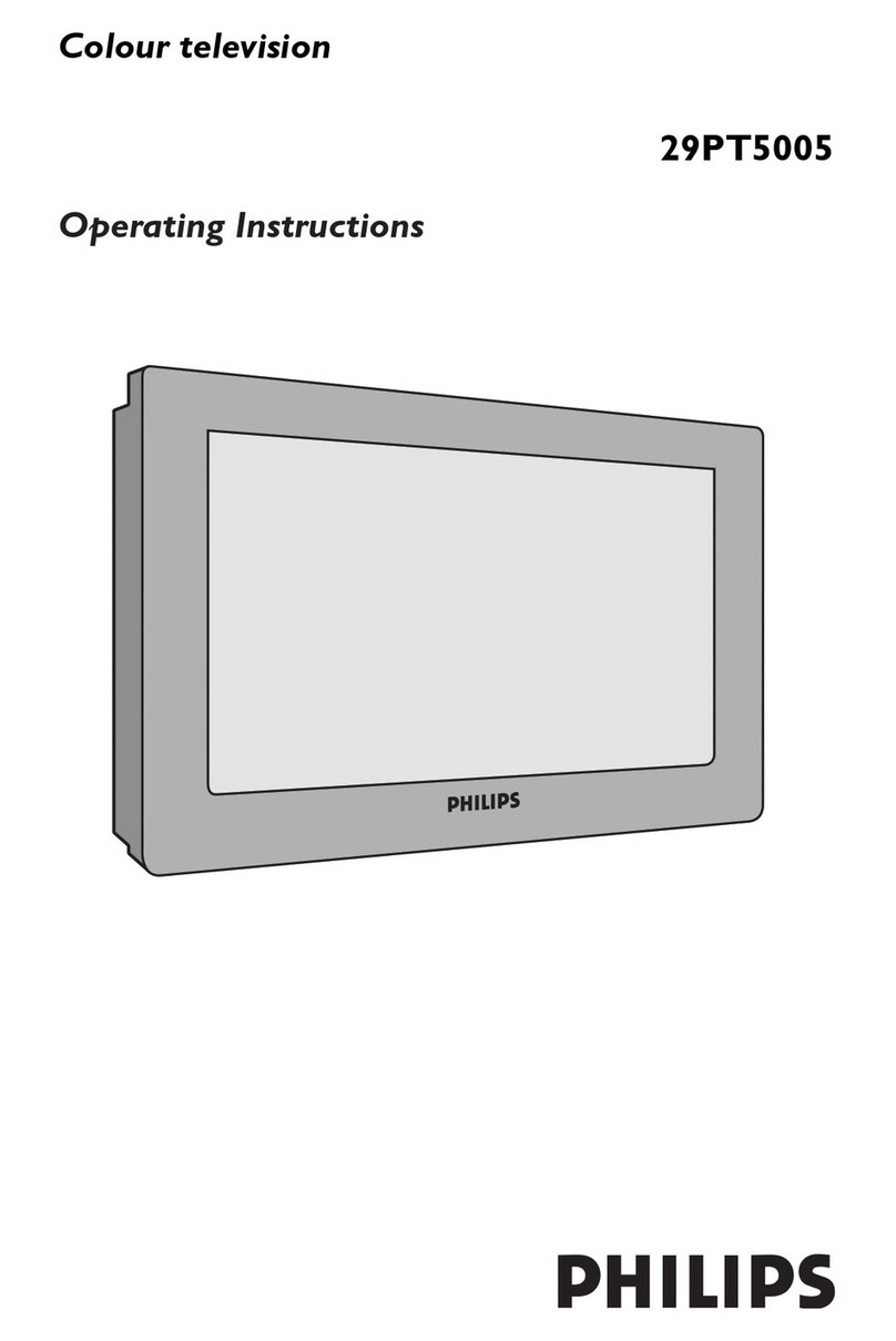 Philips 29PT5005 operating instructions