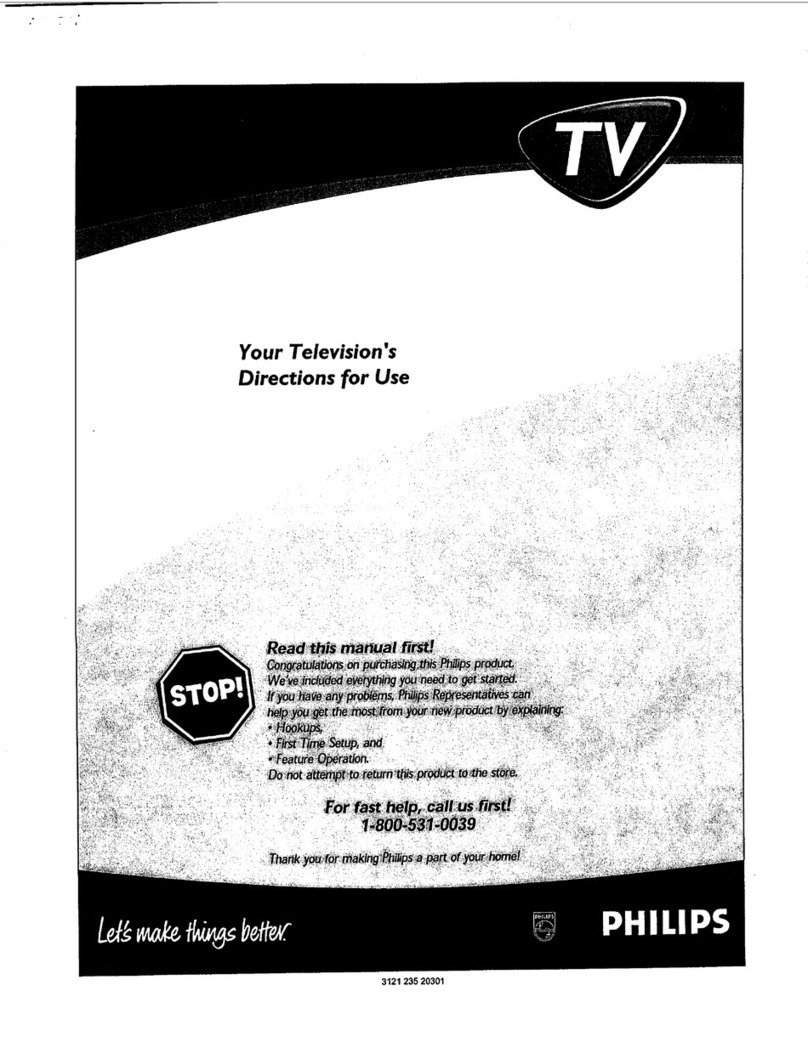 Philips 26LL5001/21 Directions for use