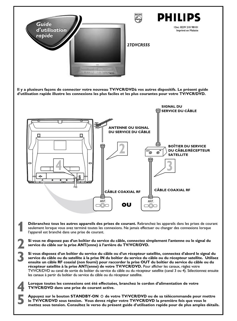 Philips 27DVCR55S User manual