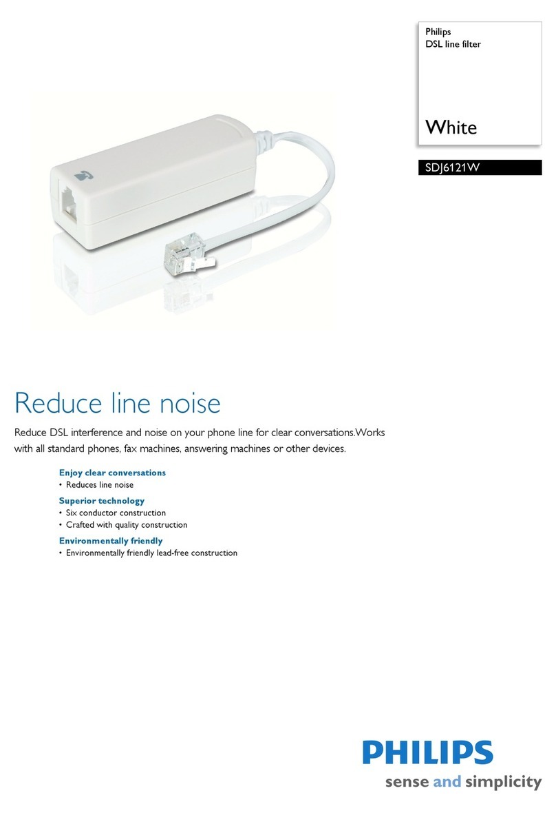 Philips SDJ6121W Specifications