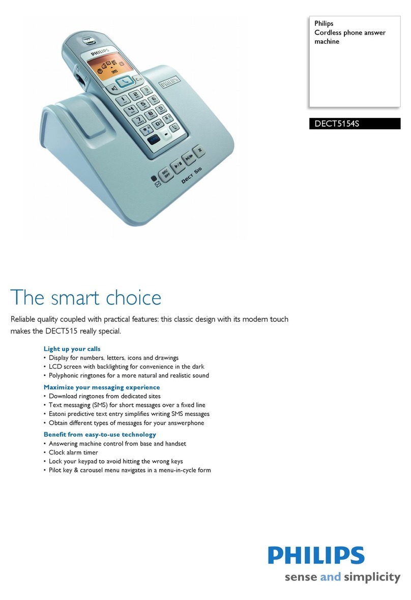 Philips DECT5154S Specifications