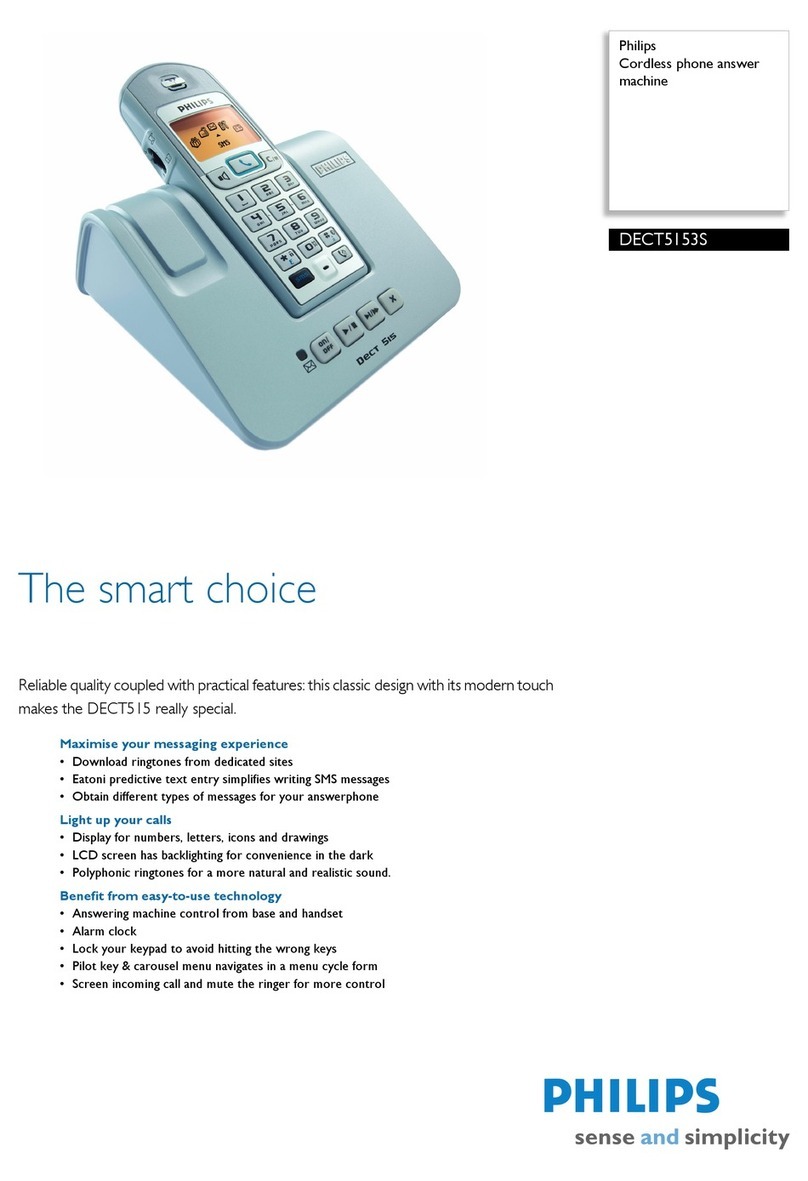 Philips DECT5153S Specifications