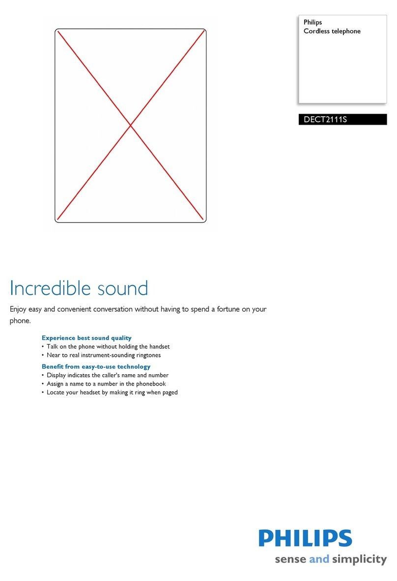 Philips DECT2111S User manual Philips DECT2111S User manual