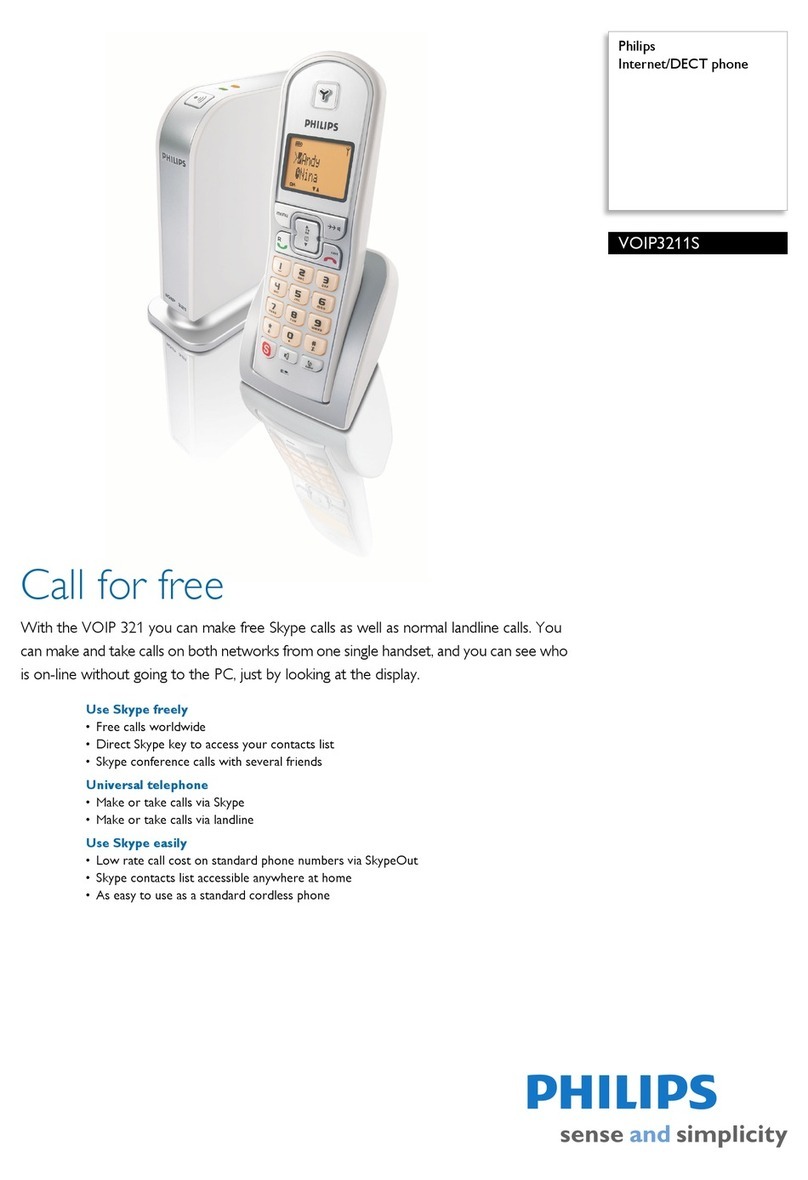 Philips VOIP3211S User manual