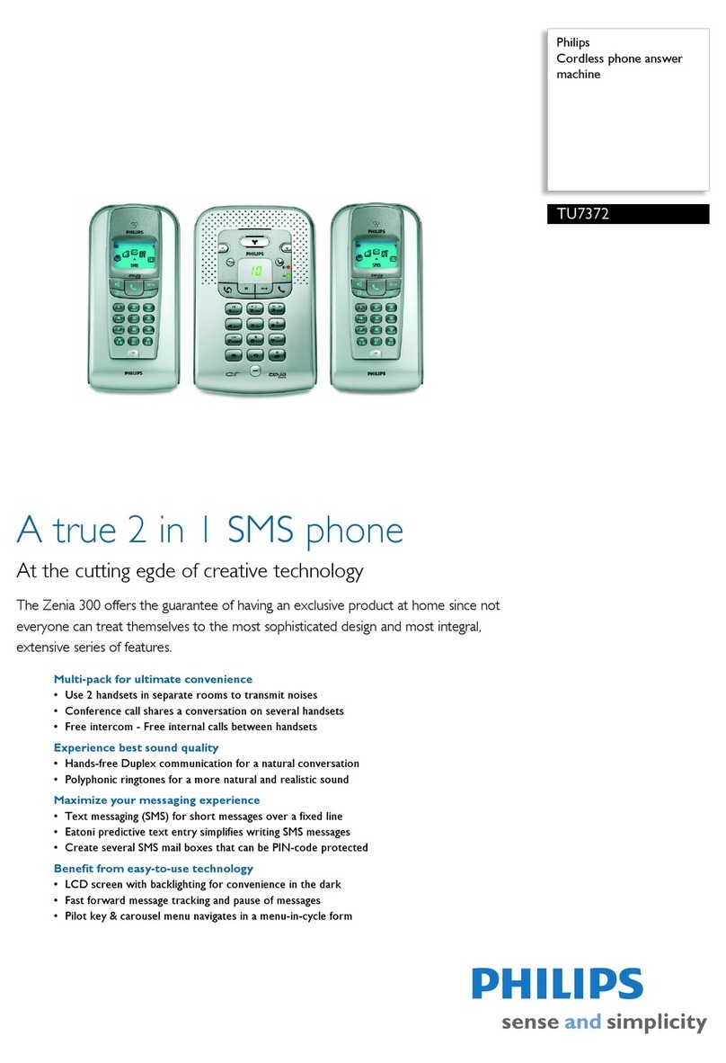 Philips TU7372 User manual