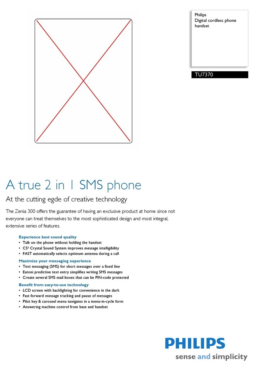 Philips TU7370 User manual