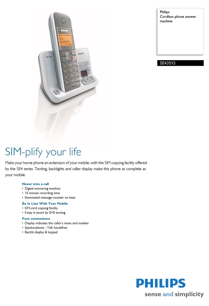 Philips SE4351S User manual