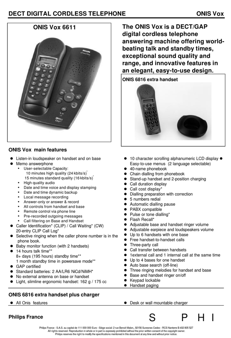 Philips ONIS 6816 User manual