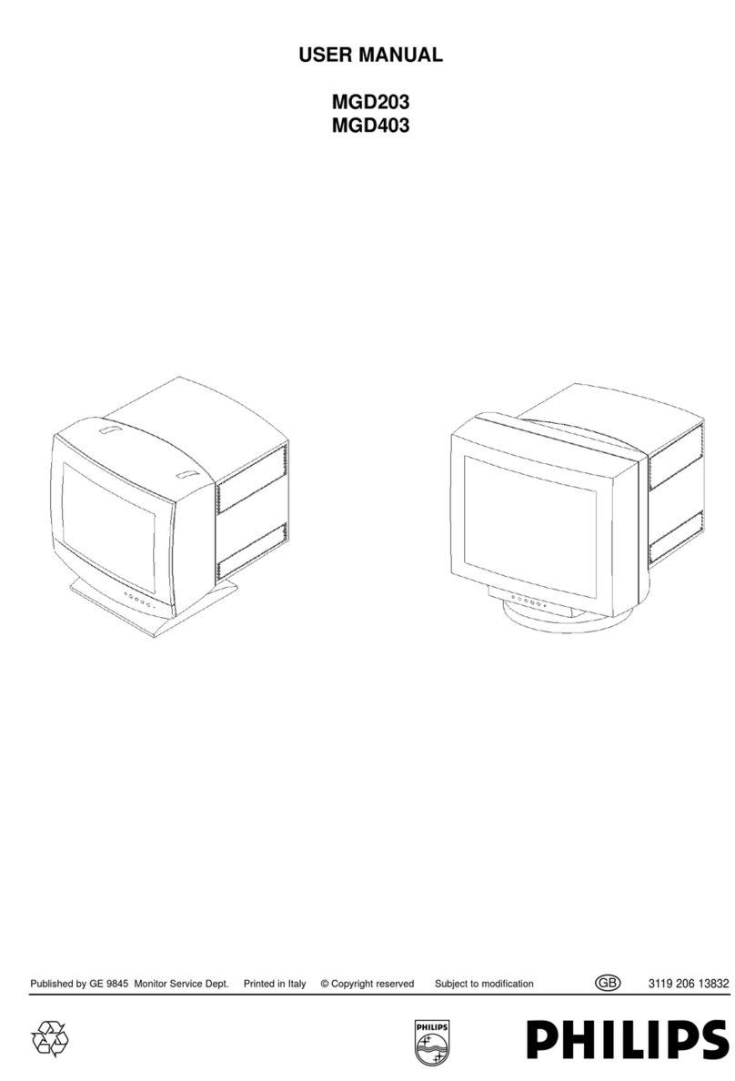 Philips MGD203 User manual