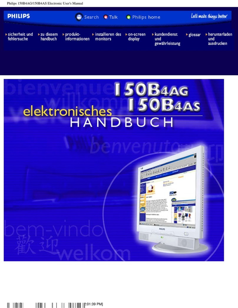 Philips 150B4AG User manual