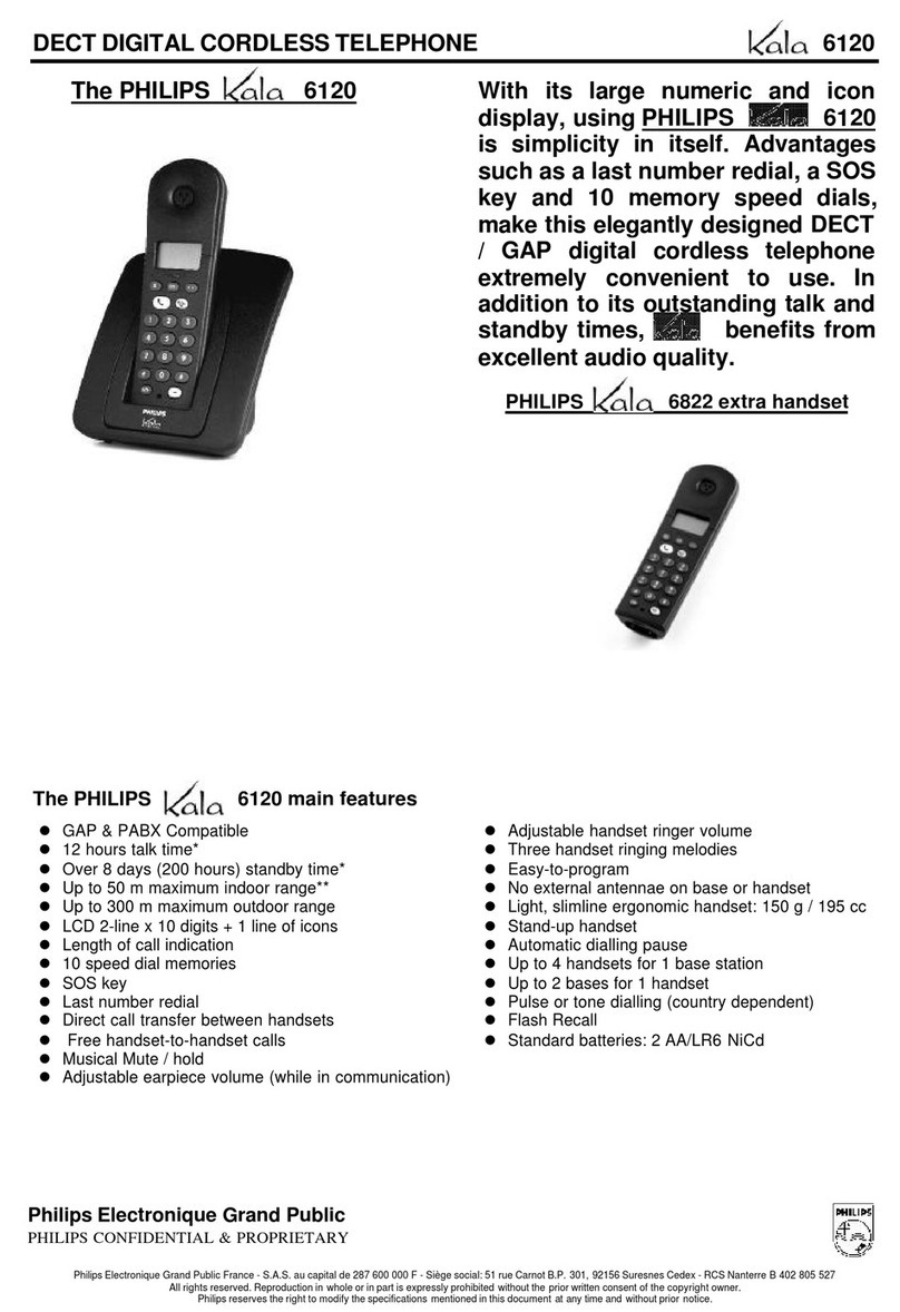 Philips 6120 User manual