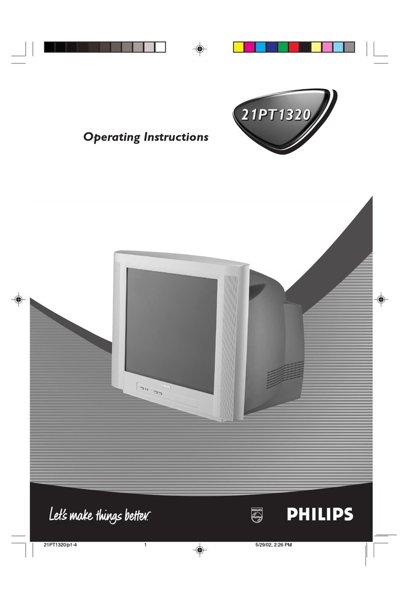 Philips 21PT1320 operating instructions