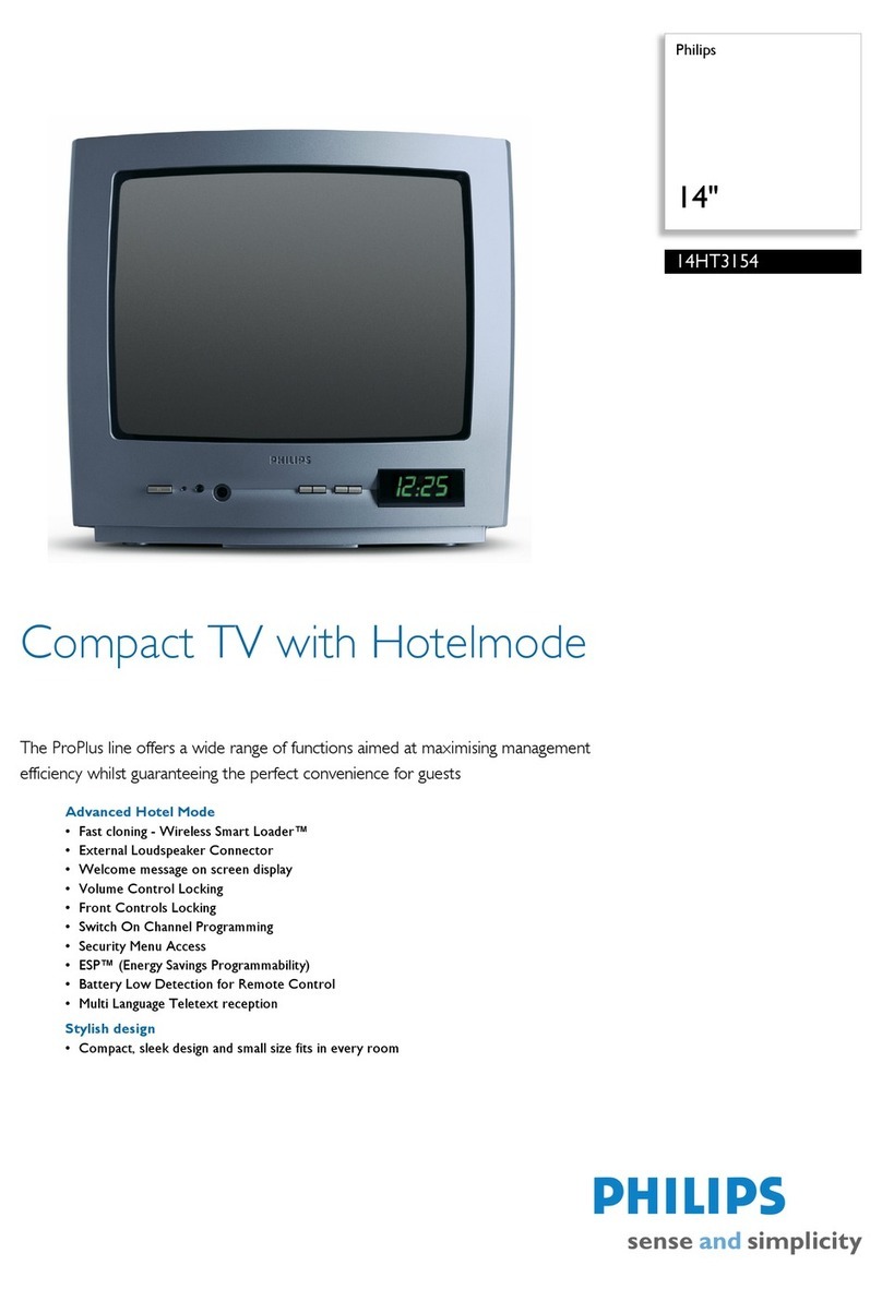 Philips 14HT3154 Specification sheet