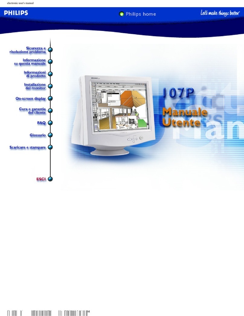 Philips Brilliance 107P Service manual
