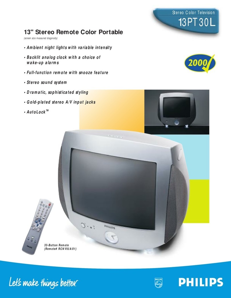 Philips 13PT30L User manual