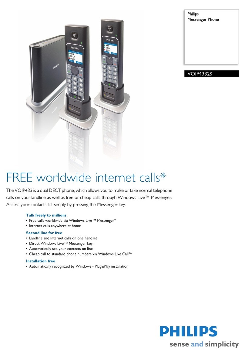Philips VOIP4332S User manual