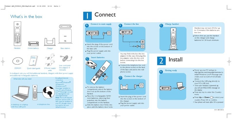Philips VOIP433 User manual