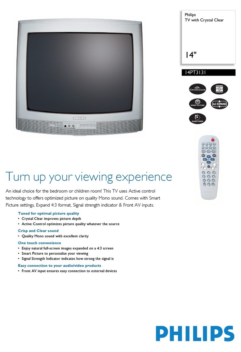 Philips 14pt3131 User manual