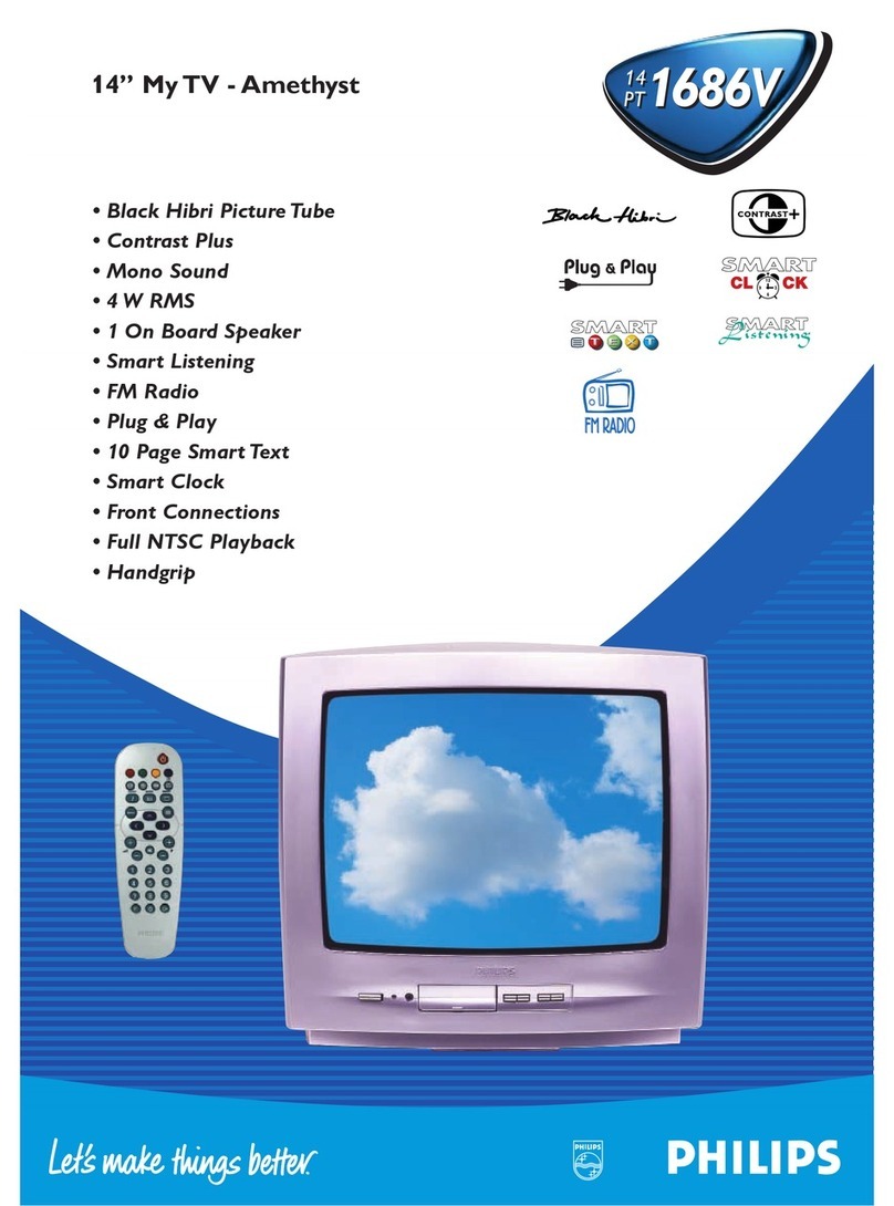 Philips 14PT1686V User manual