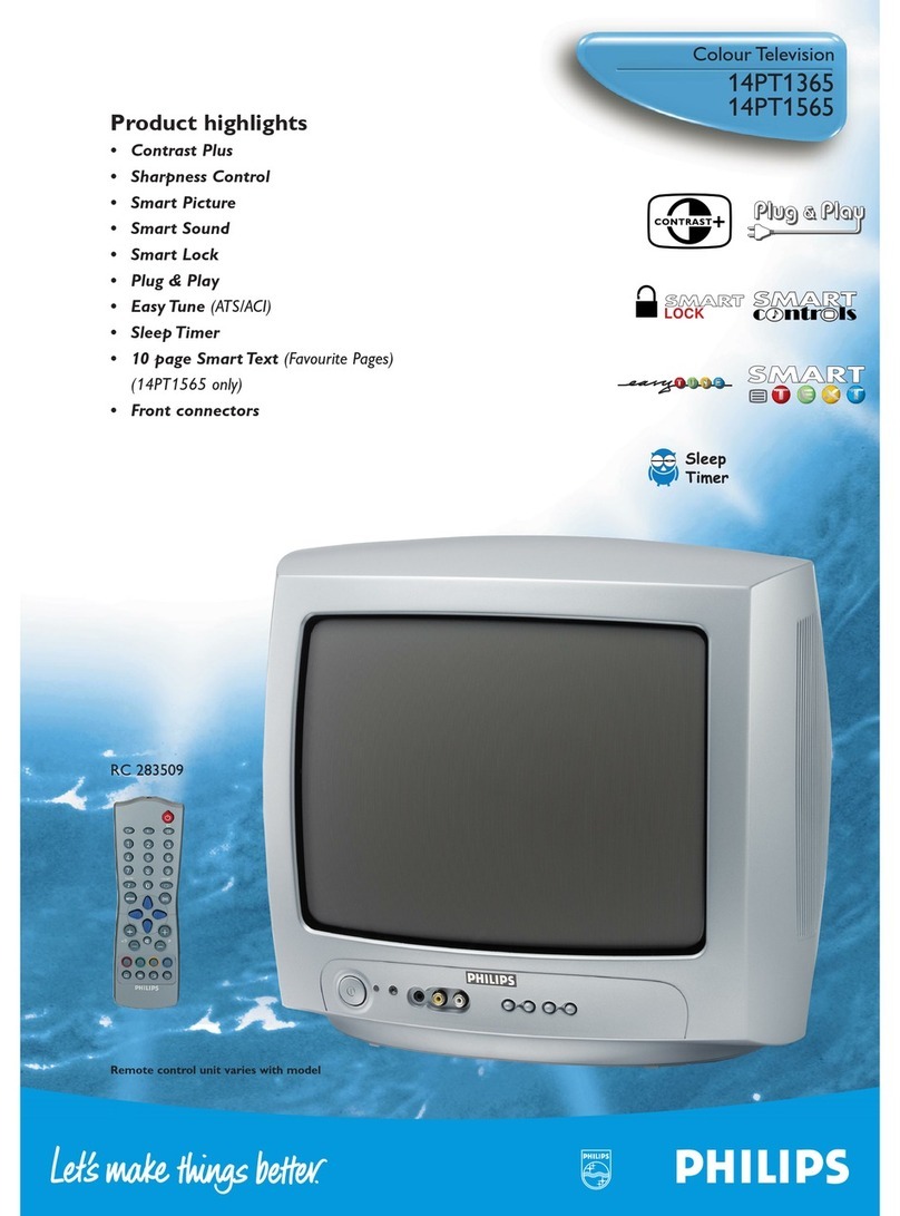 Philips 14PT1365 User manual Philips 14PT1365 User manual