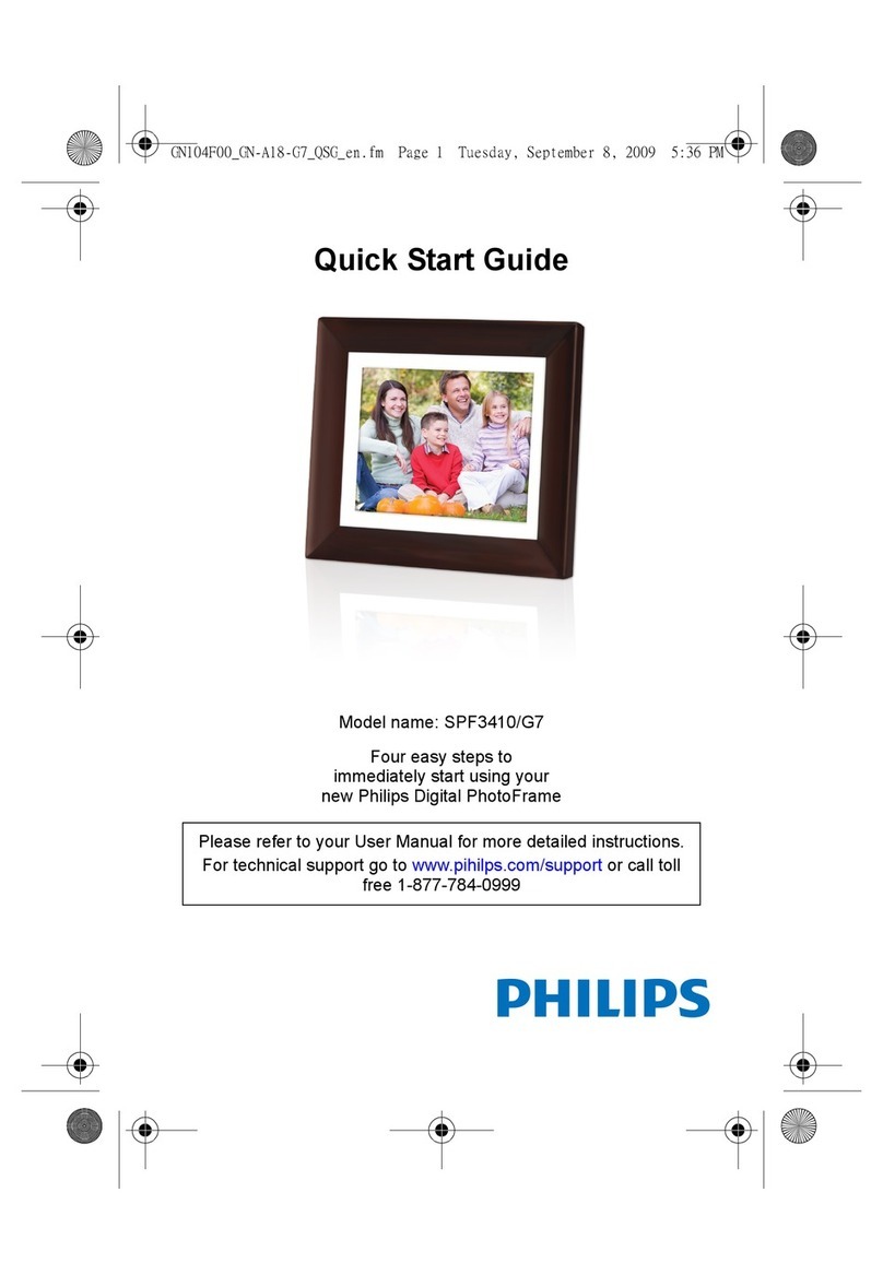 Philips SPF3410/G7 quick start guide