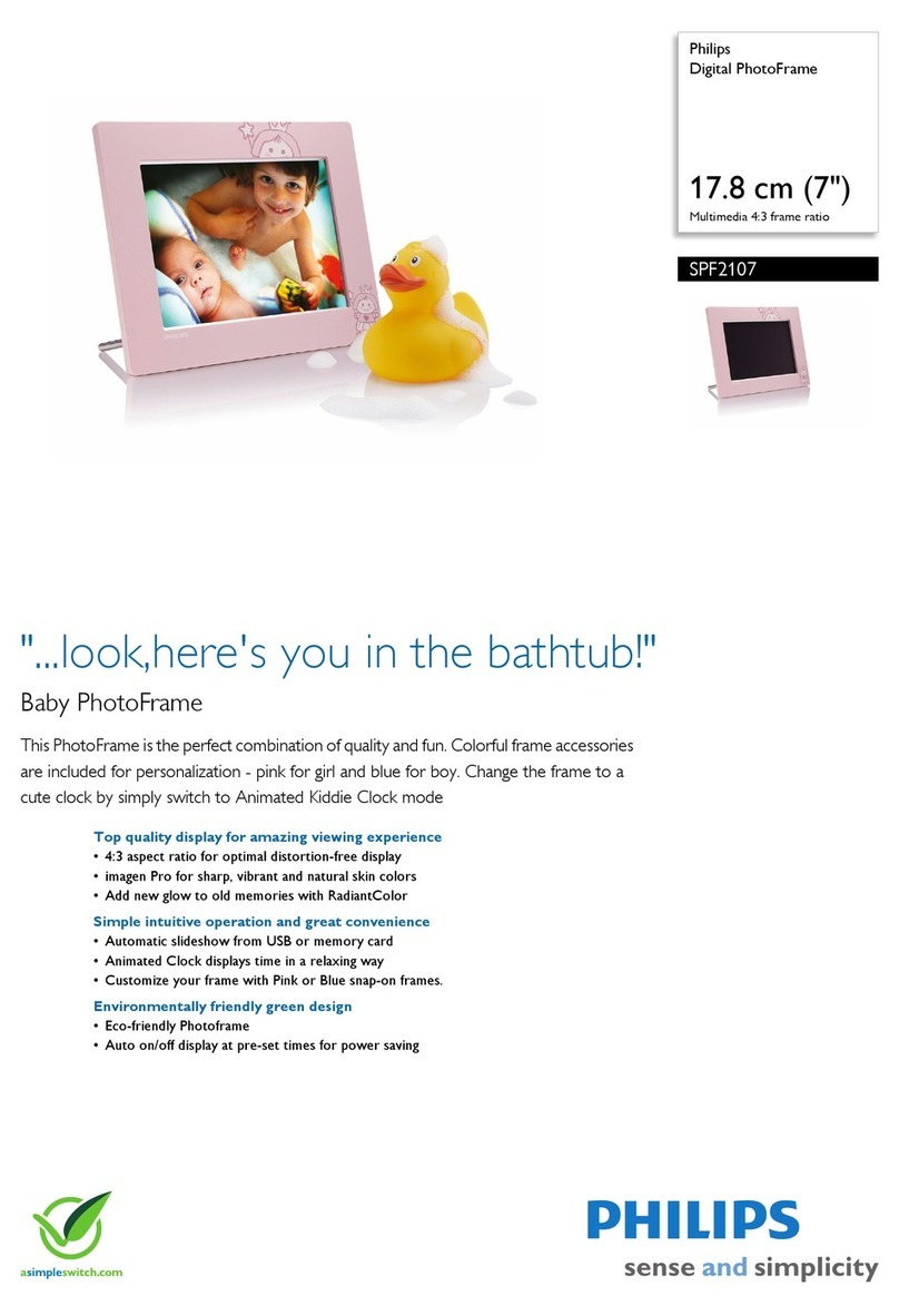 Philips SPF2107 User manual