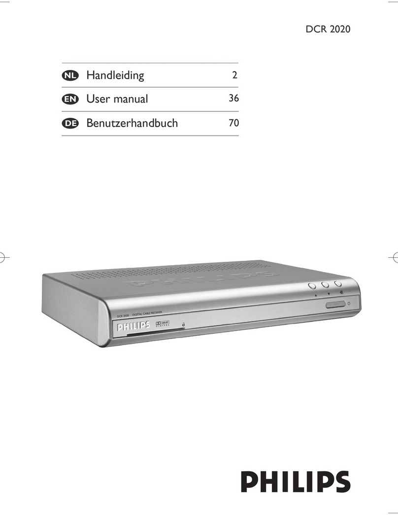 Philips DCR 2020 User manual