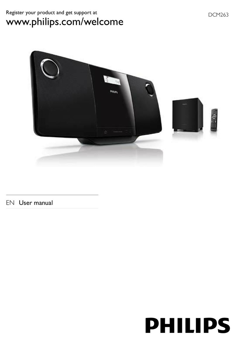 Philips DCM263 User manual Philips DCM263 User manual