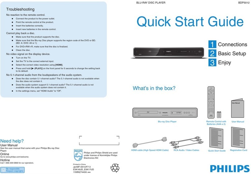 Philips BDP5012 User manual