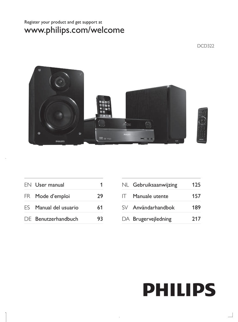 Philips DCD322 user manual