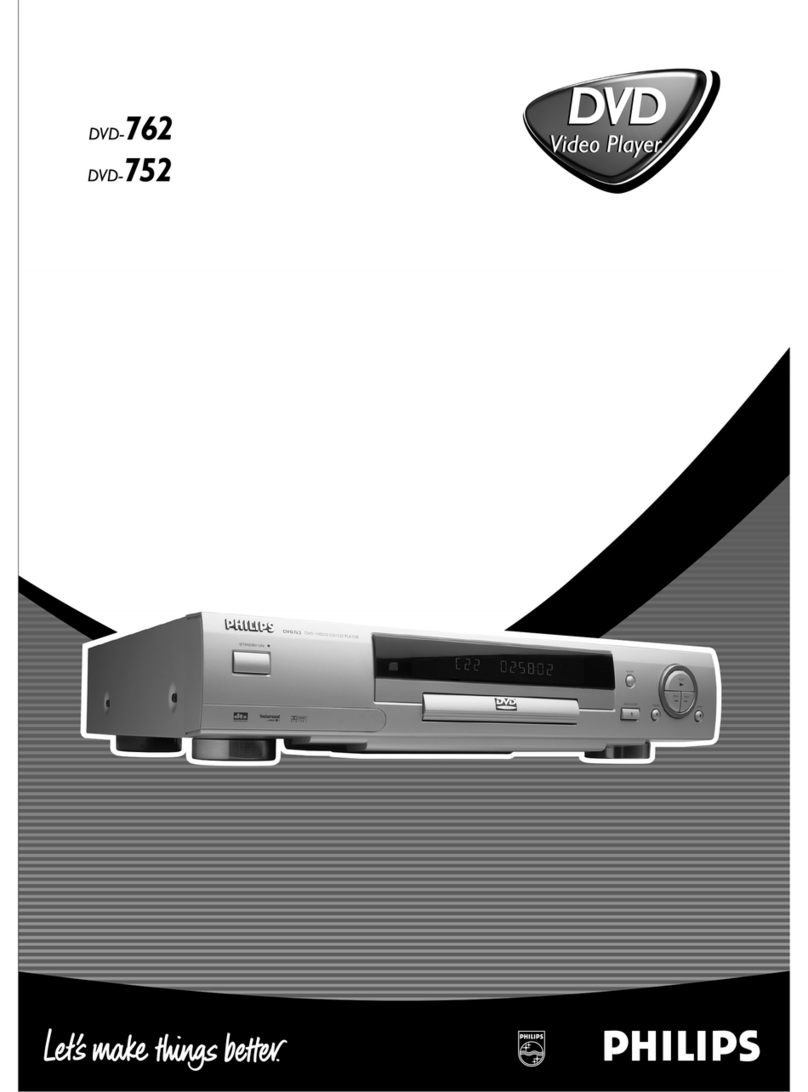 Philips DVD762/021 user manual