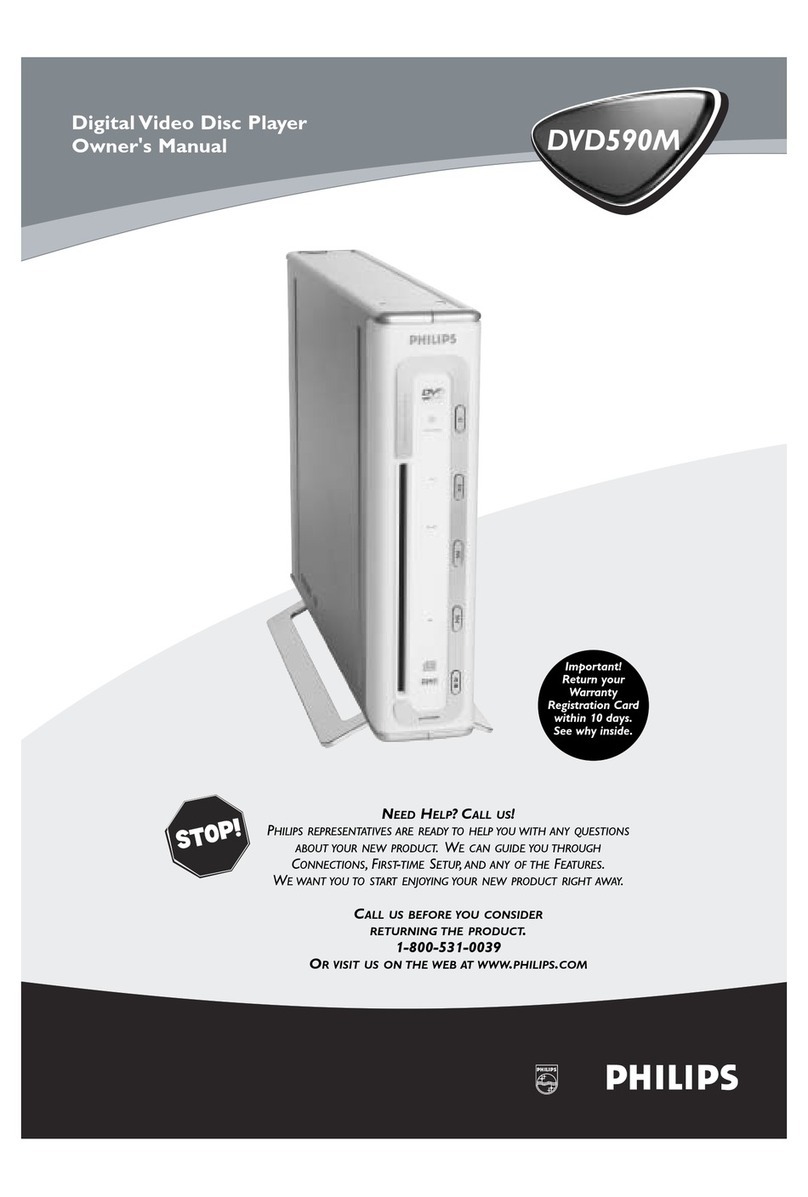 Philips DVD590M User manual