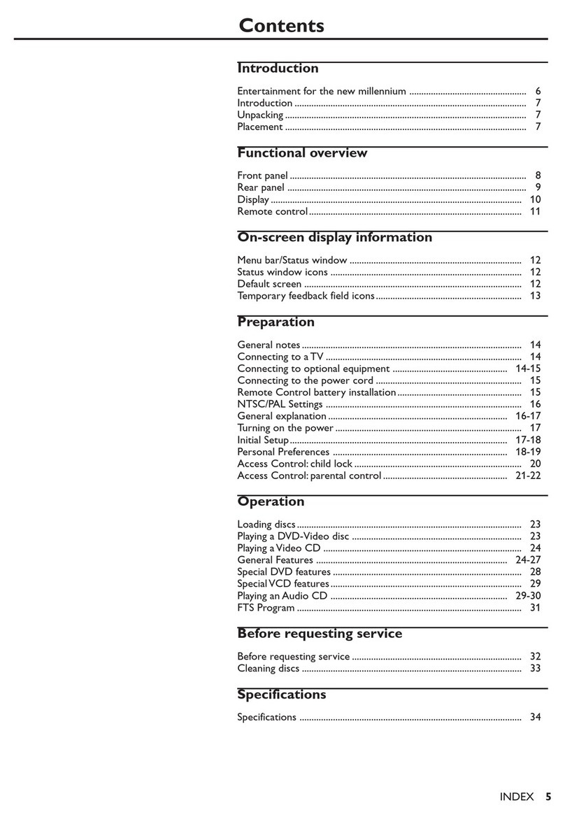 Philips DVD701/931 User manual