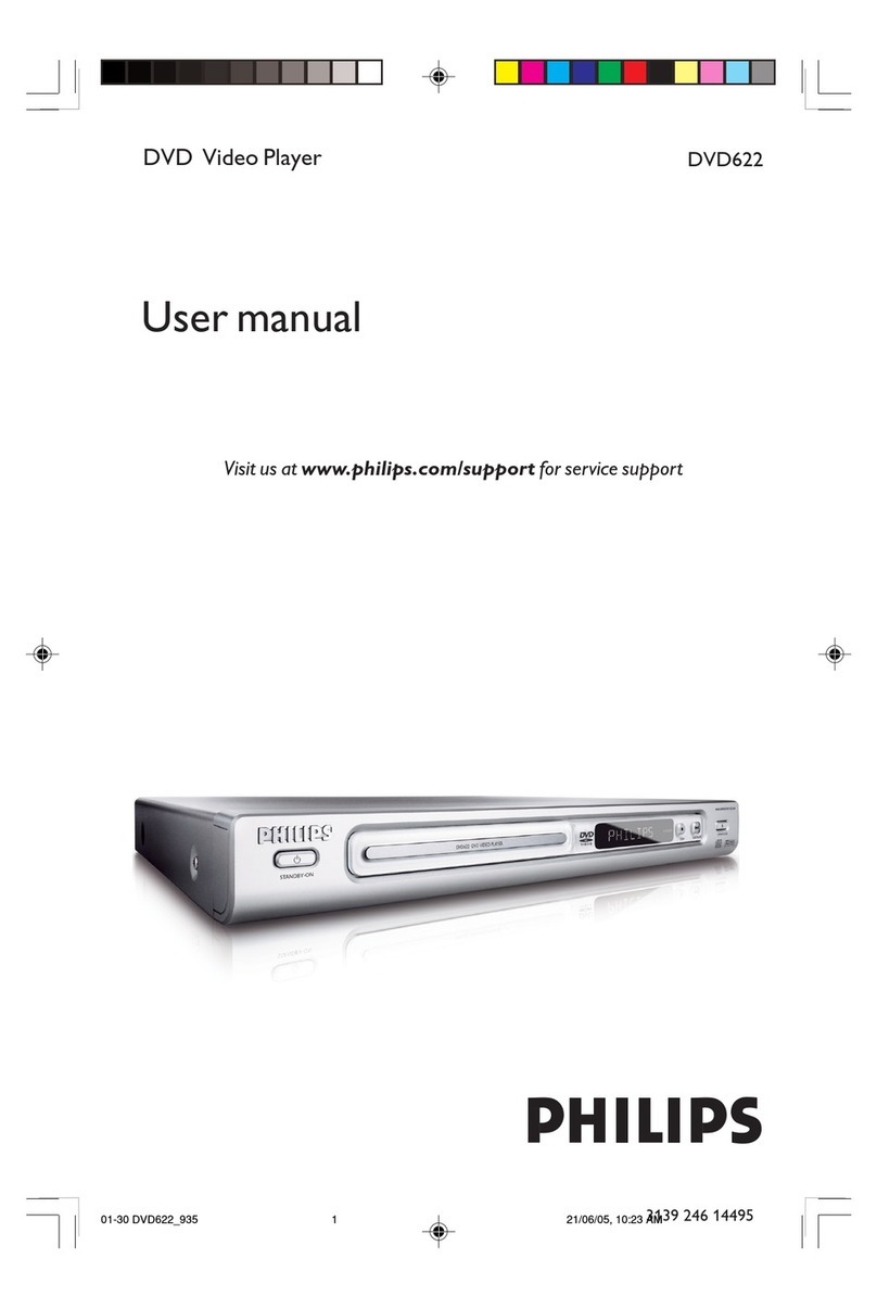 Philips DVD622/93 User manual
