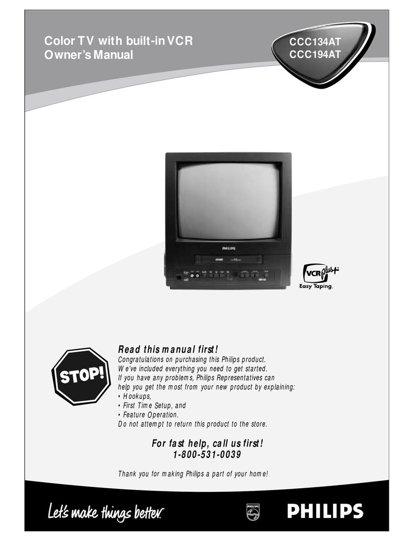 Philips CCC134 owner's manual