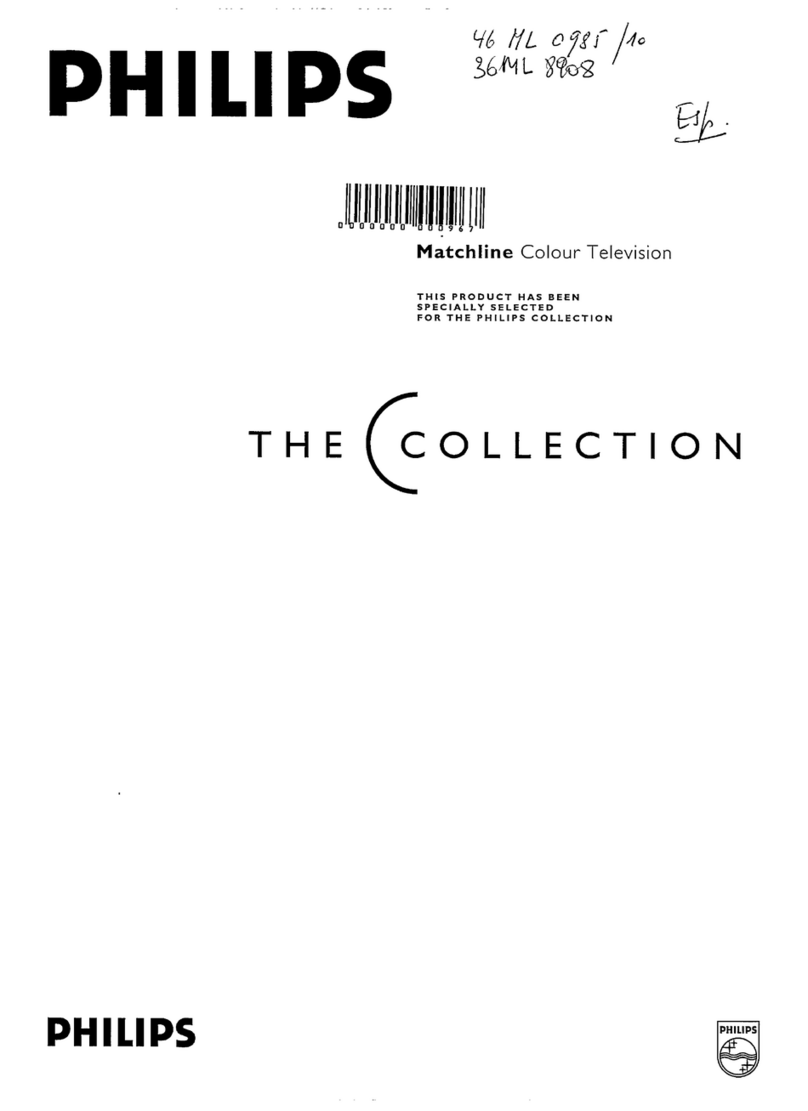 Philips Matchline 36LM8908 User manual