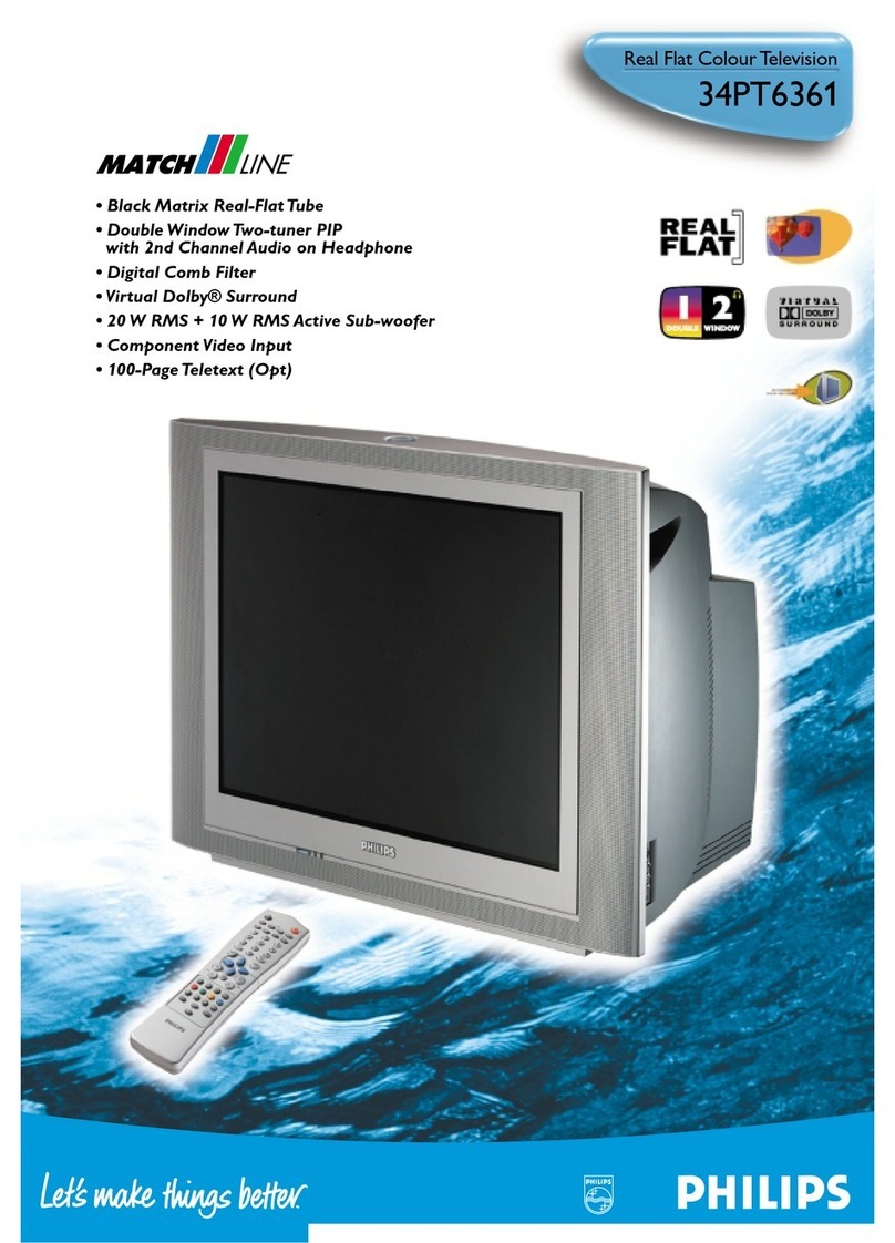 Philips 34PT6361 User manual
