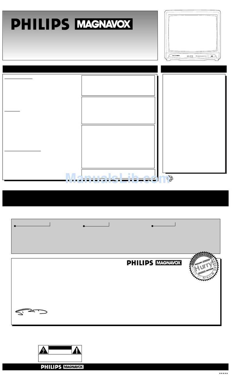 Philips MAGNAVOX PR1330B1 owner's manual