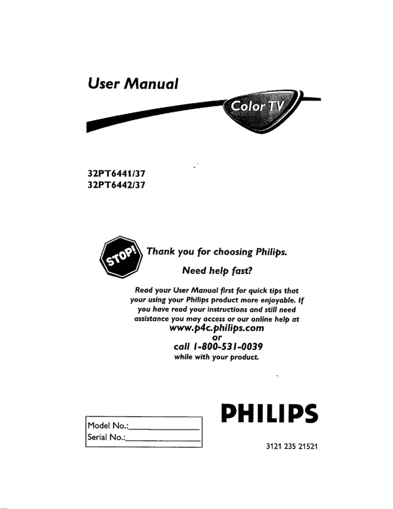 Philips 32PT6441 User manual